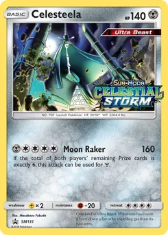 SM Black Star Promos Celesteela Pokémon card